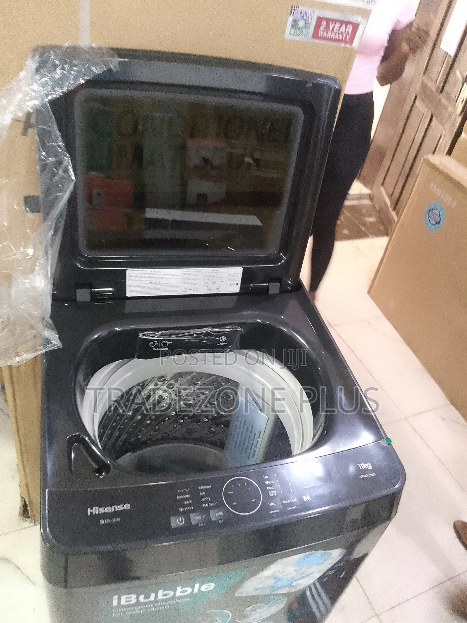 Hisense Top Load Washer 11kg Capacity for Family Use