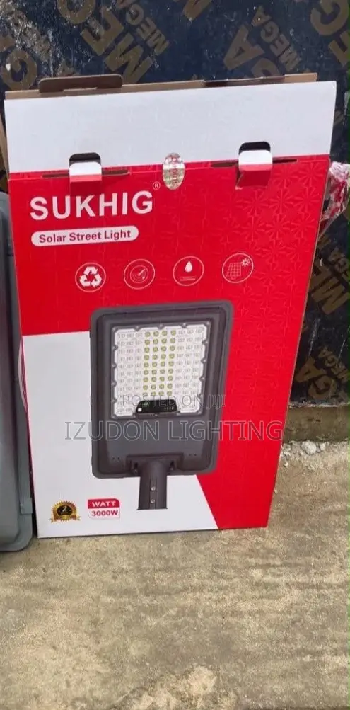Quality New Model Sukhlg Solar Street Light 3000w Suitable