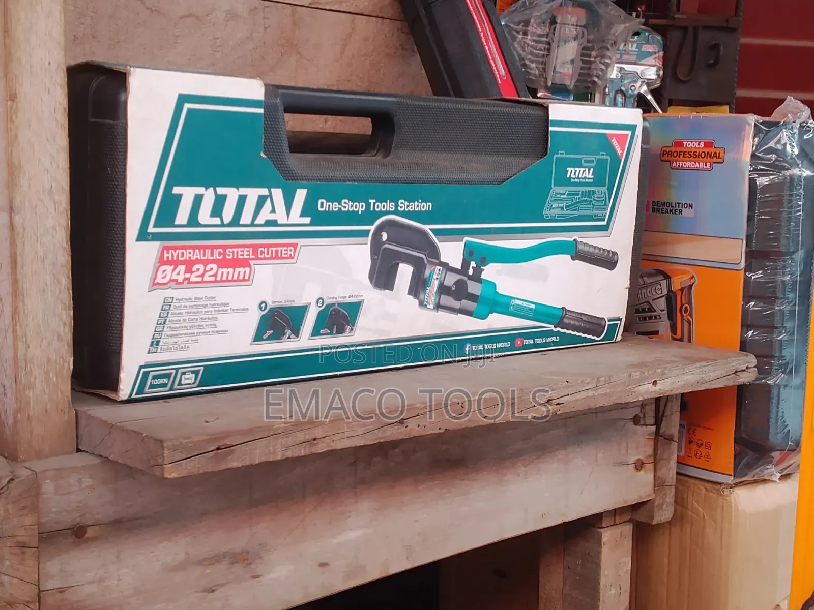 Total Hydraulic Steel Cutter (Model THSC022)