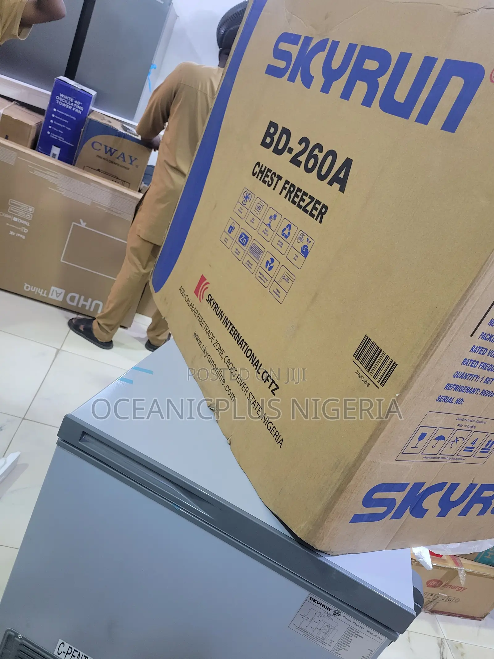 Skyrun Deep Freezer With Convenient Top Opening
