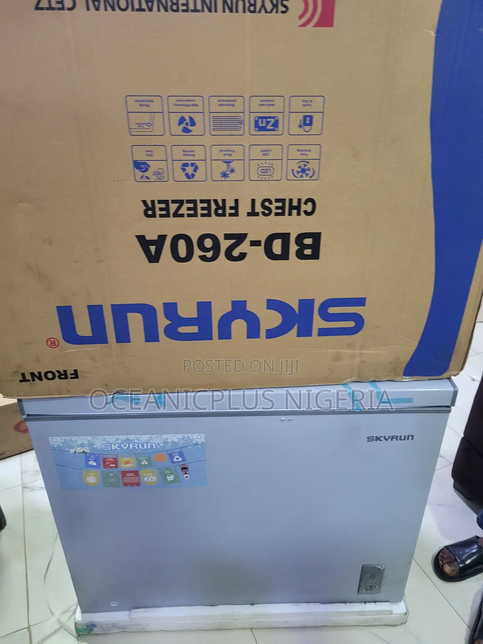 Skyrun Deep Freezer With Convenient Top Opening