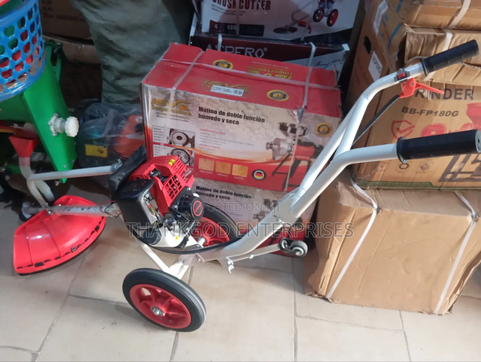 Mobile Brush Cutter Machine