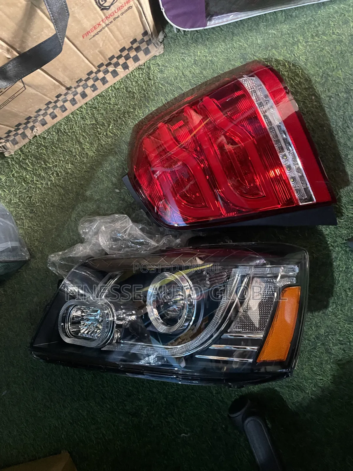 Head Light and Back Light for Toyota Highlander 2005 Upgrade Type