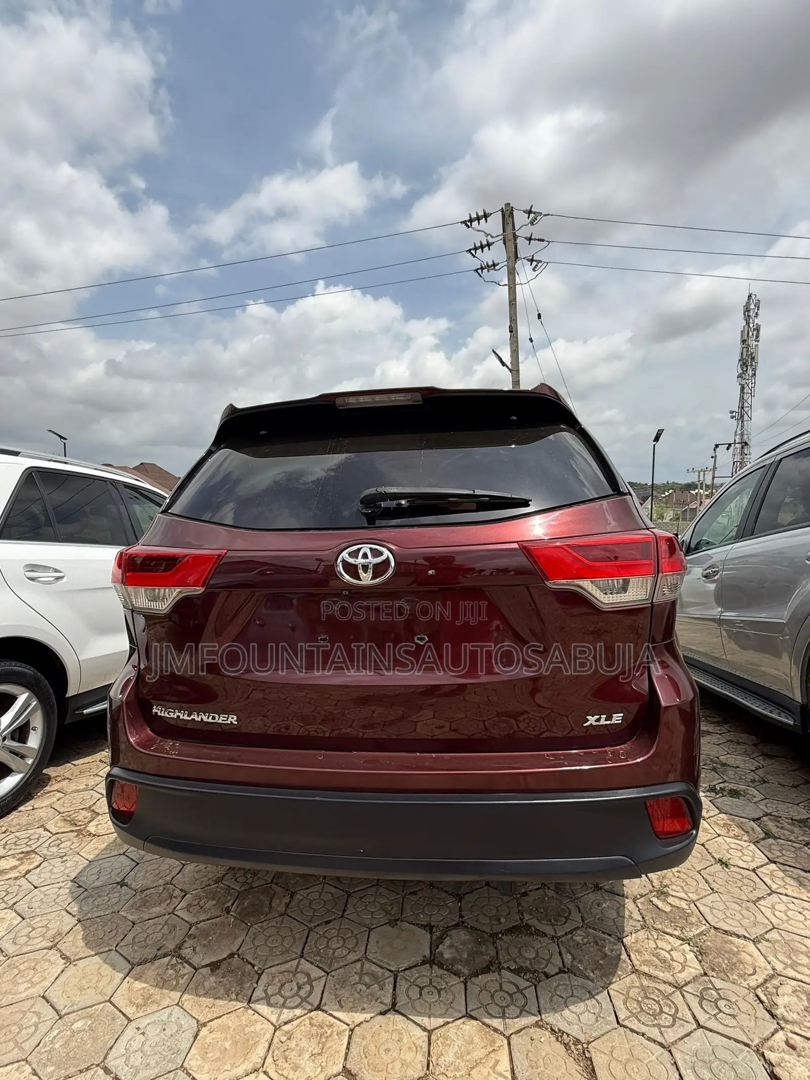 Toyota Highlander XLE V6 4x4 (3.5L 6cyl 6A) 2016 Burgundy