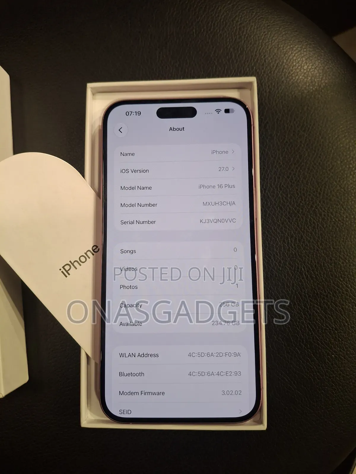 Apple iPhone 16 Plus 256 GB Pink