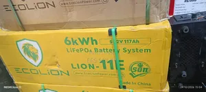 EcoLion 6kWh 51.2V Lithium Battery – LION-11E