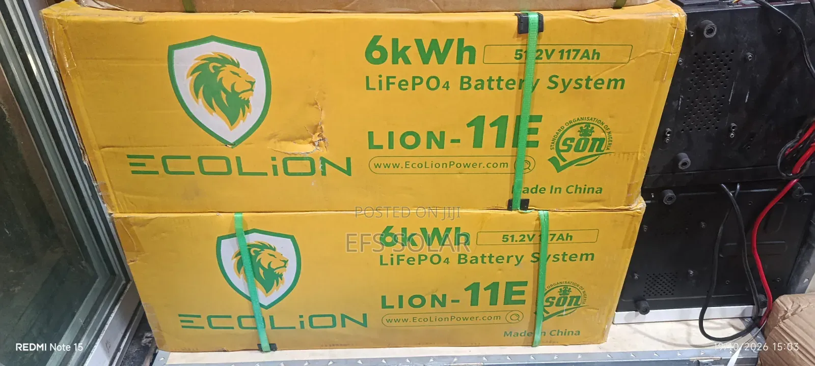 EcoLion 6kWh 51.2V Lithium Battery – LION-11E