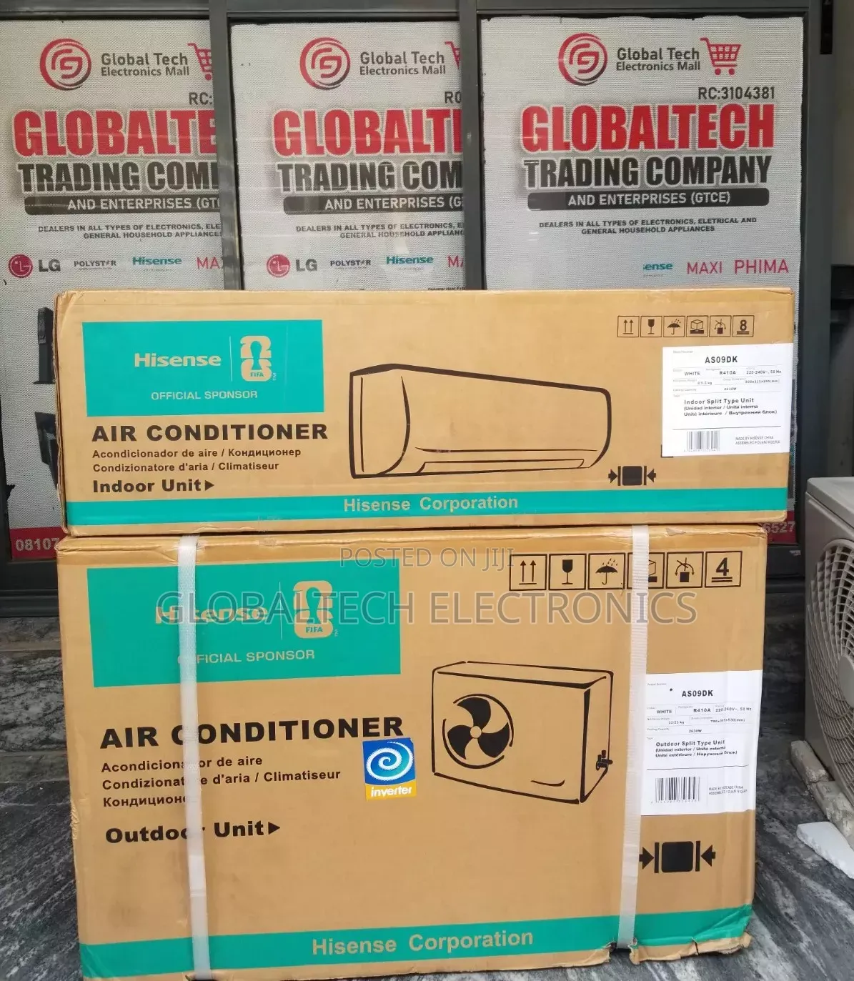 Original Hisense Split 1hp Inverter AC(09DK)