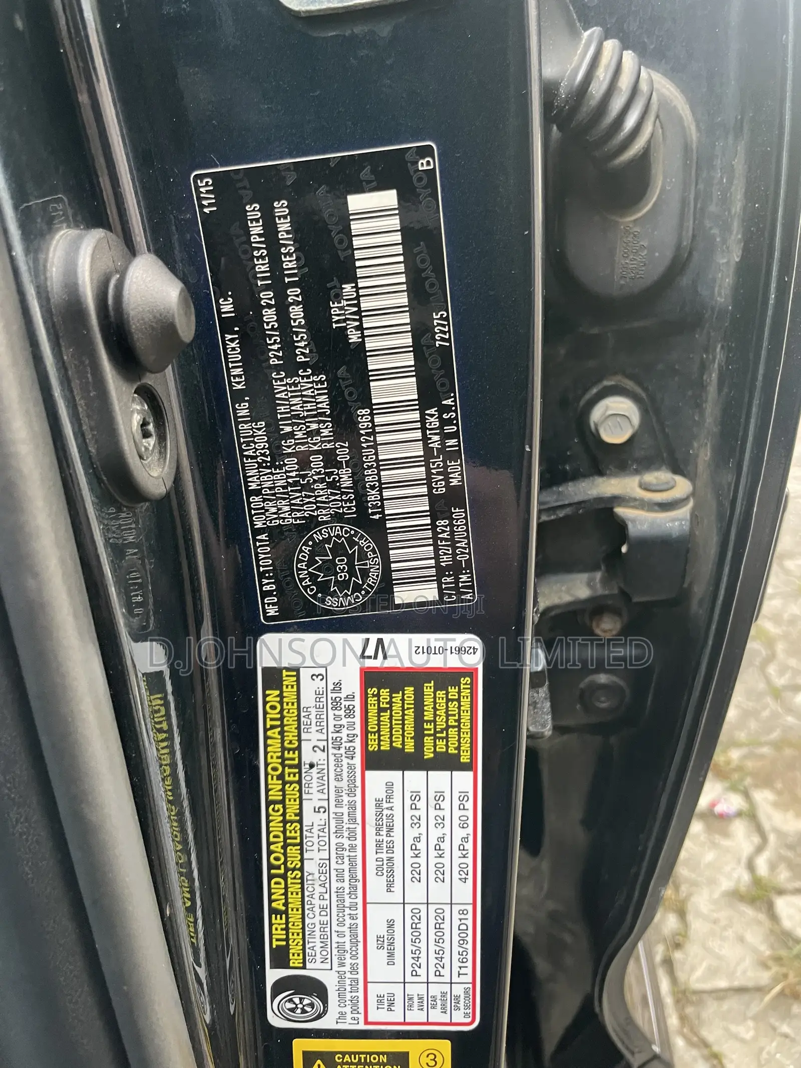 Toyota Venza XLE 2016