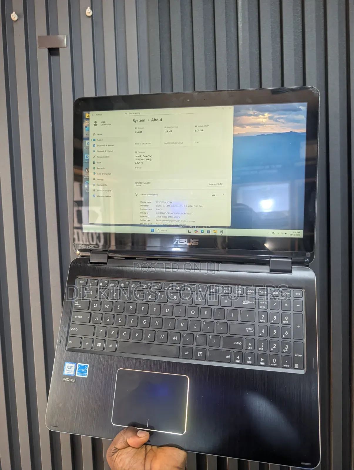 Laptop Asus 8GB Intel Core i5 SSD 256GB