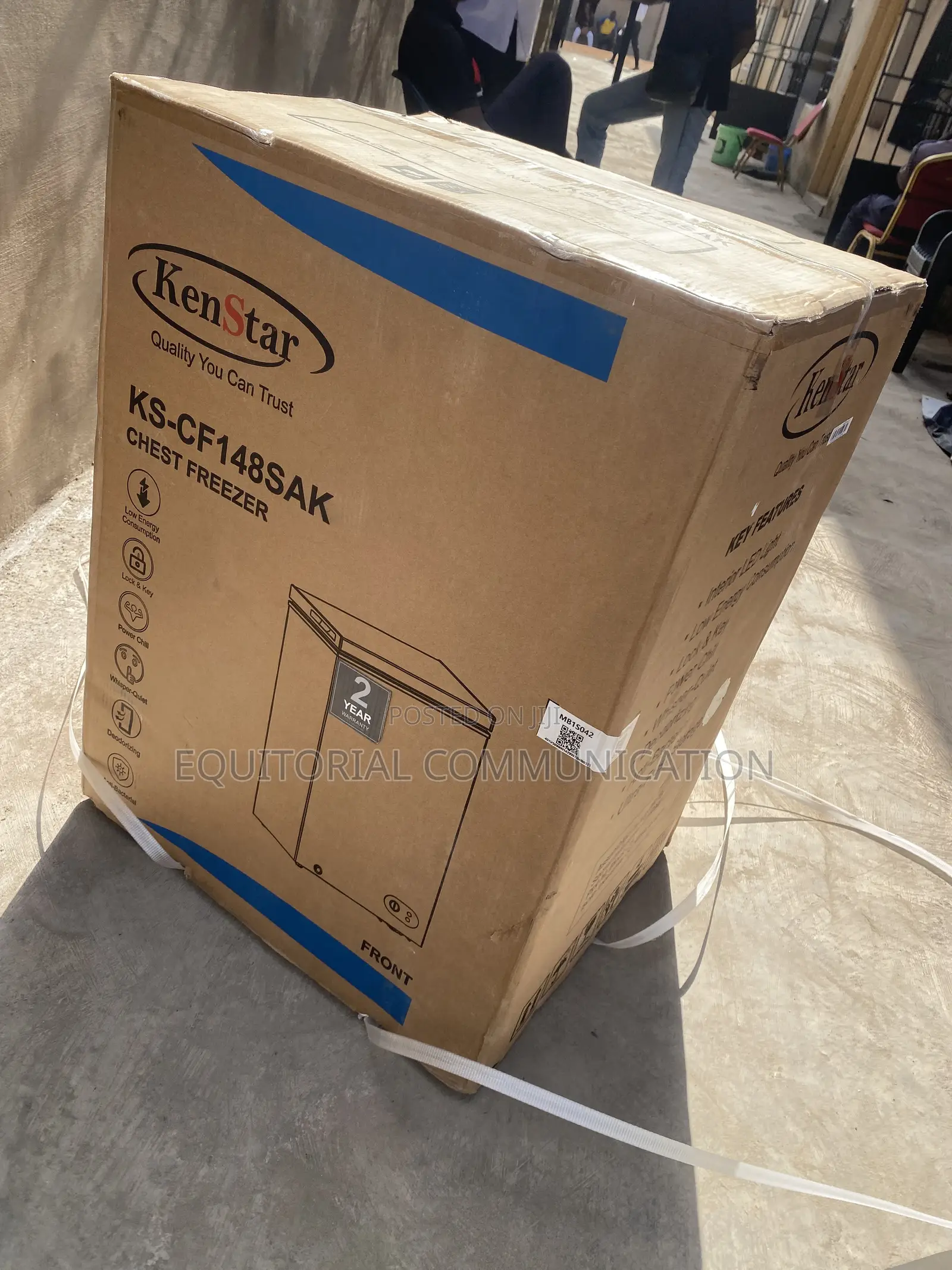 KENSTAR KS-CF148SAK Chest Freezer 142 Litres for Household Use