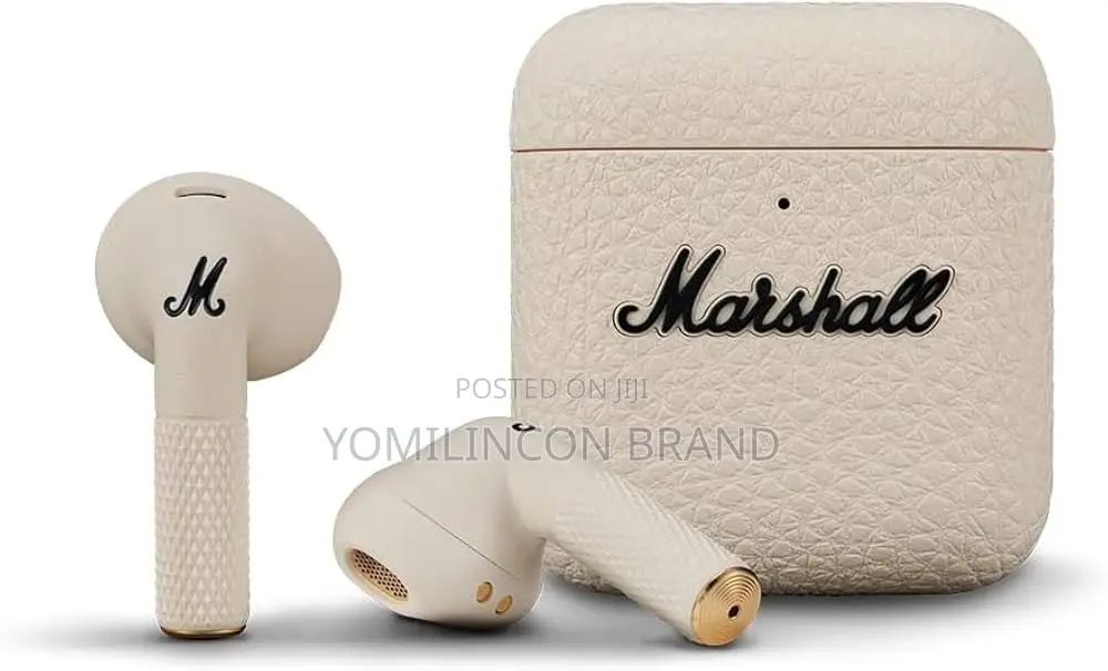 Marshall Minor Iv Wireless in Ear Earbuds With 30+Hours Playtime-Cream