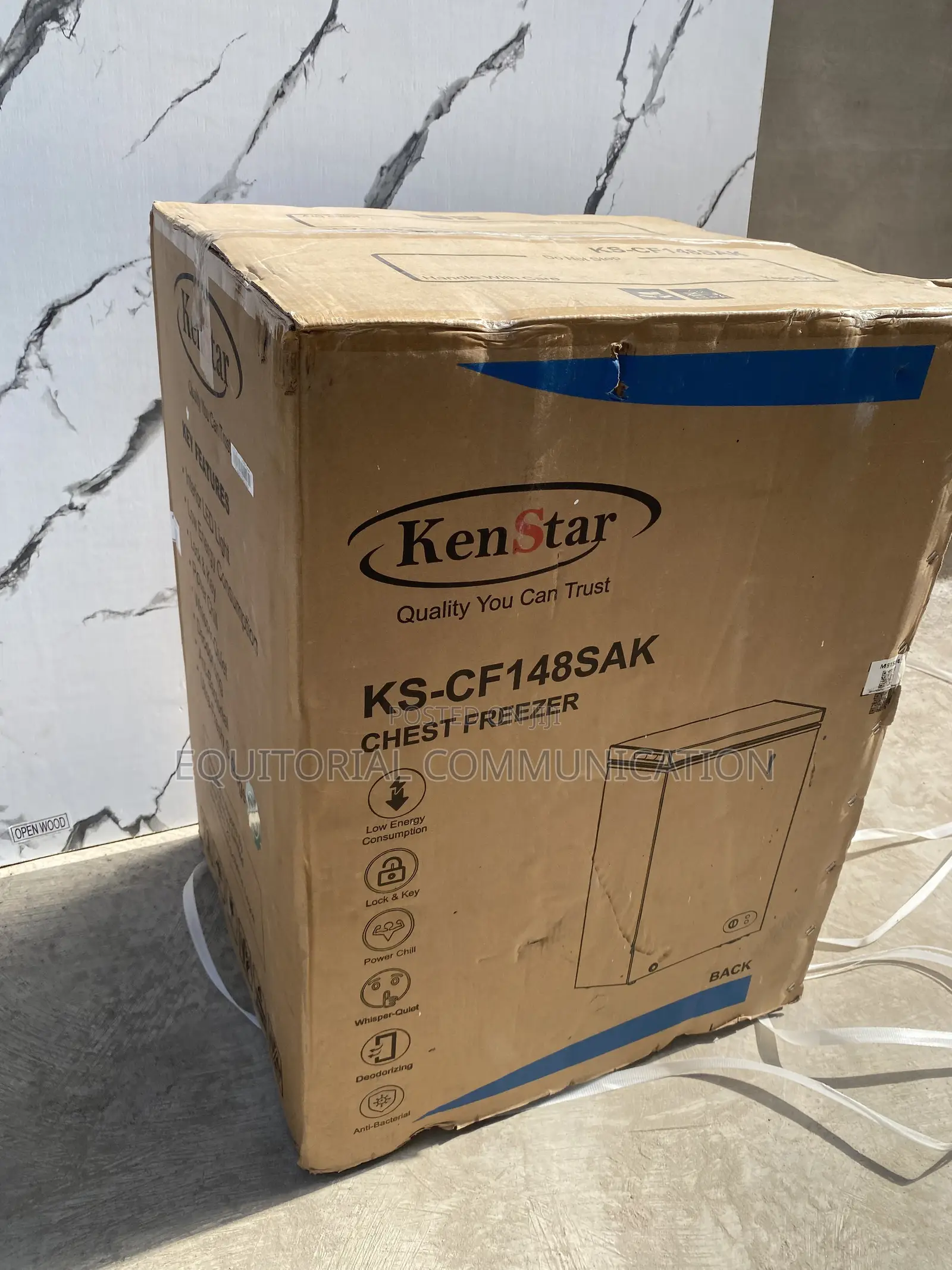KENSTAR 142L Chest-Type Freezer With KS-CF148SAK Model Number