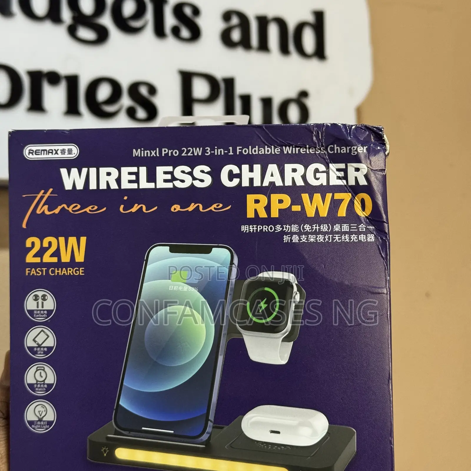 REMAX Minxl Pro Series 22W 3-in-1 Foldable Wireless Charging Station