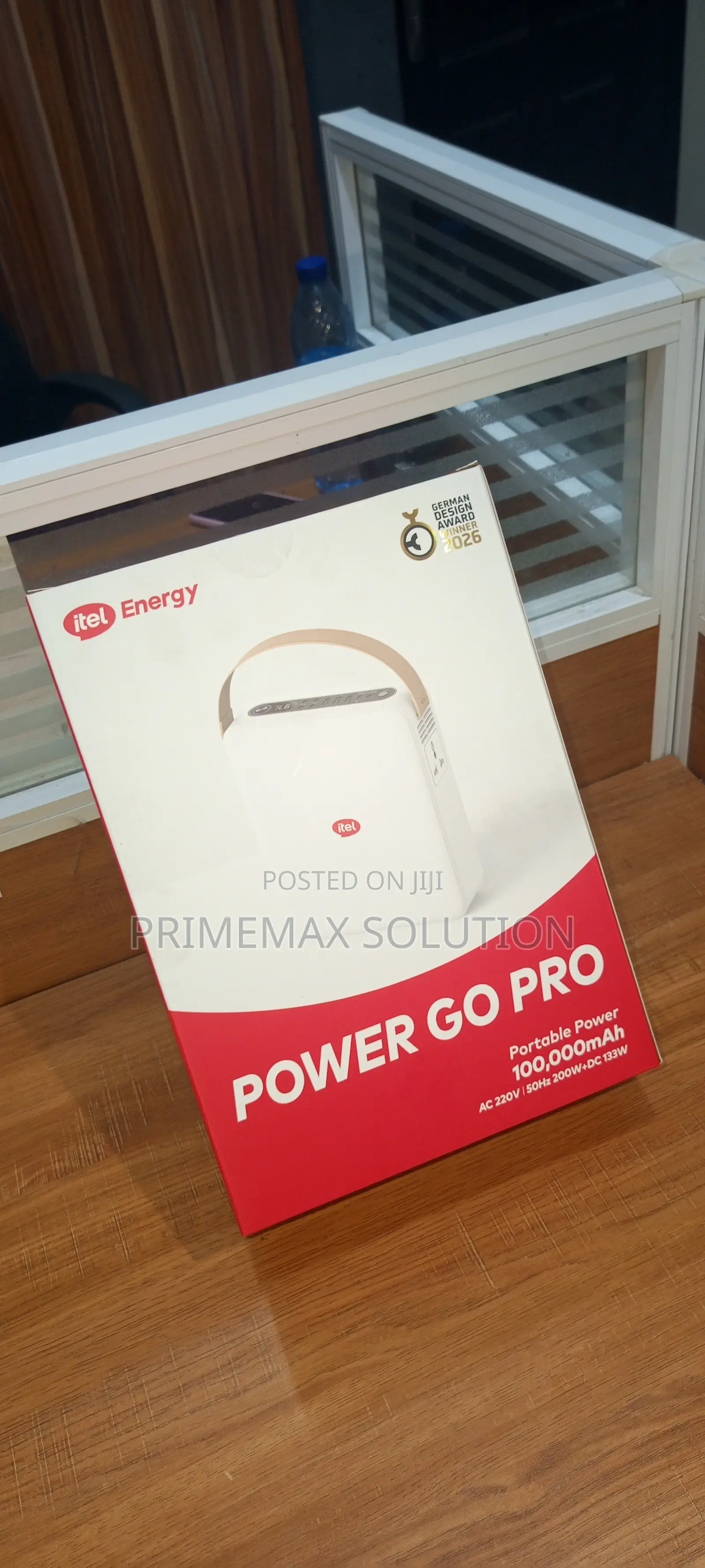 Itel Energy Power Go Pro 100,000mAh – 200W AC 220V Portable Power