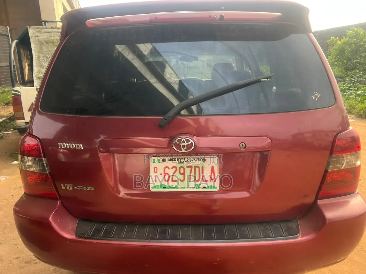 Toyota Highlander Limited V6 2006 Red
