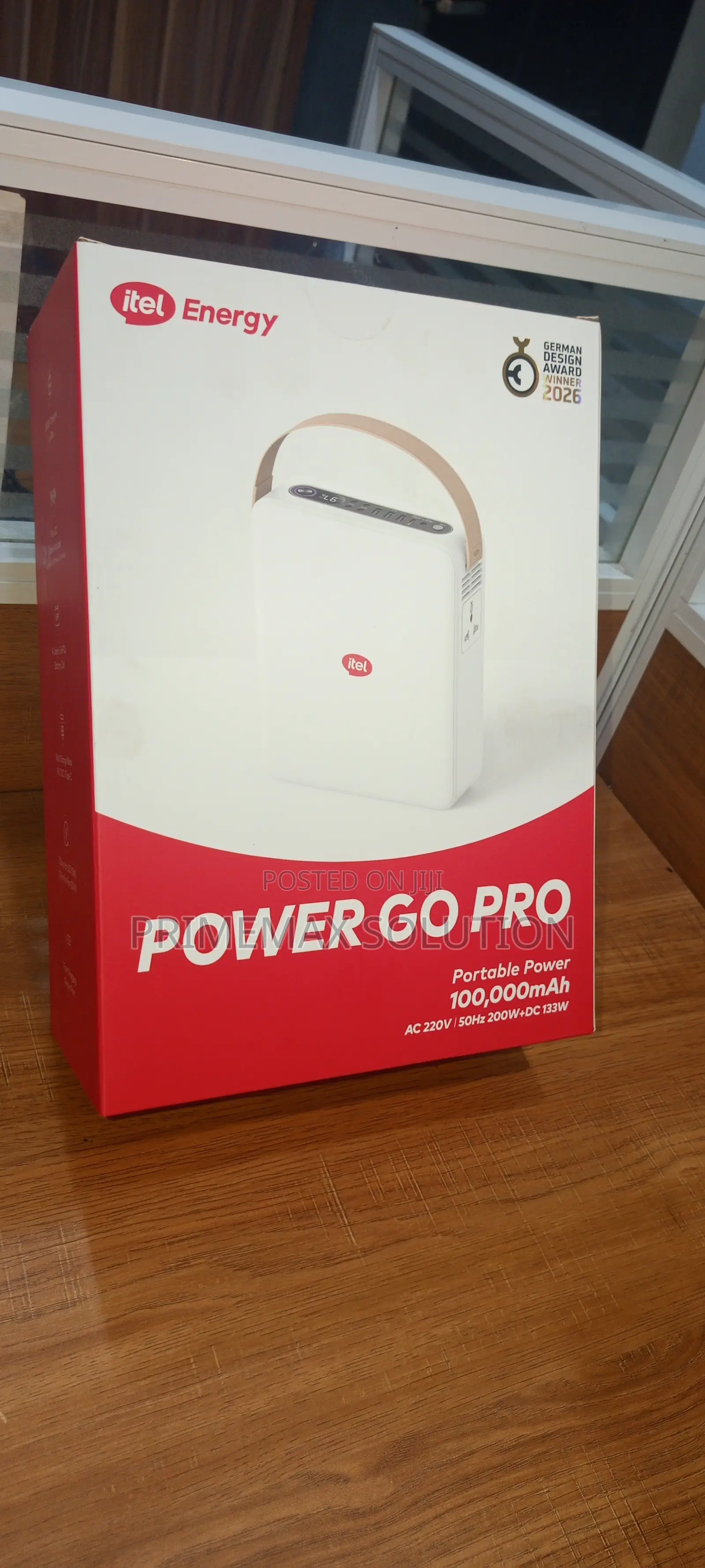 100,000mAh Power Station With Real AC 220V Outlet – Itel Power Go Pro