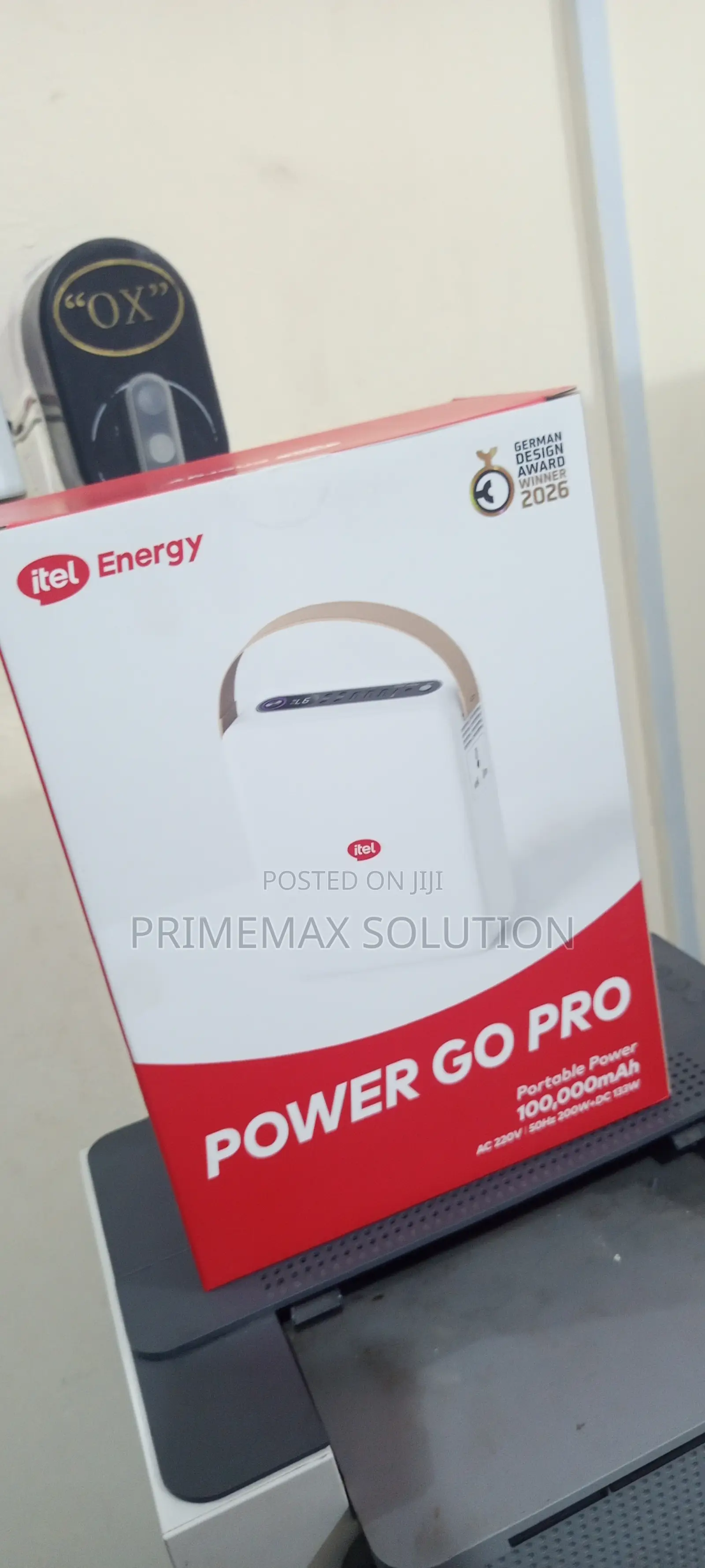 100,000mAh Power Station With Real AC 220V Outlet – Itel Power Go Pro