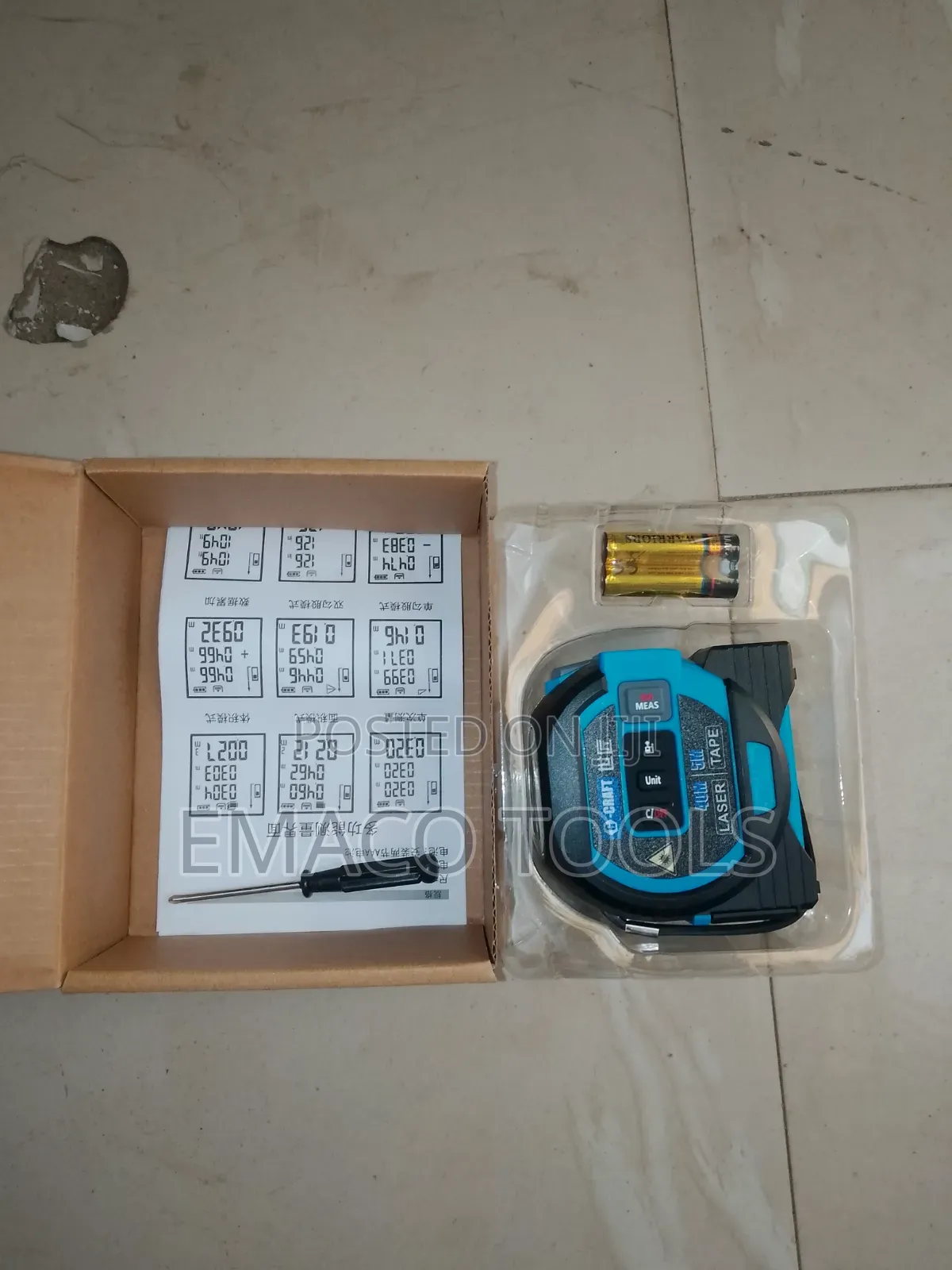 3-in-1 Laser Distance Meter