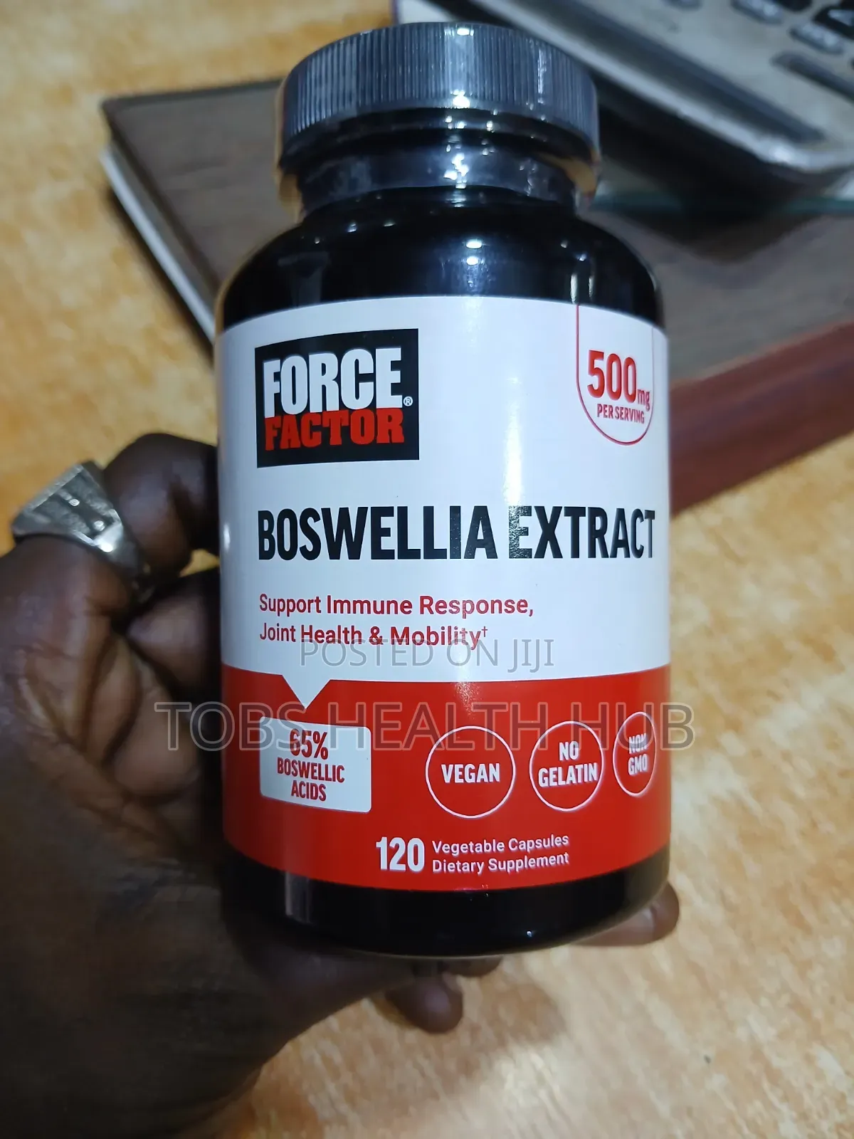 Force Factor Boswellia Extract 500mg – 120 Capsules