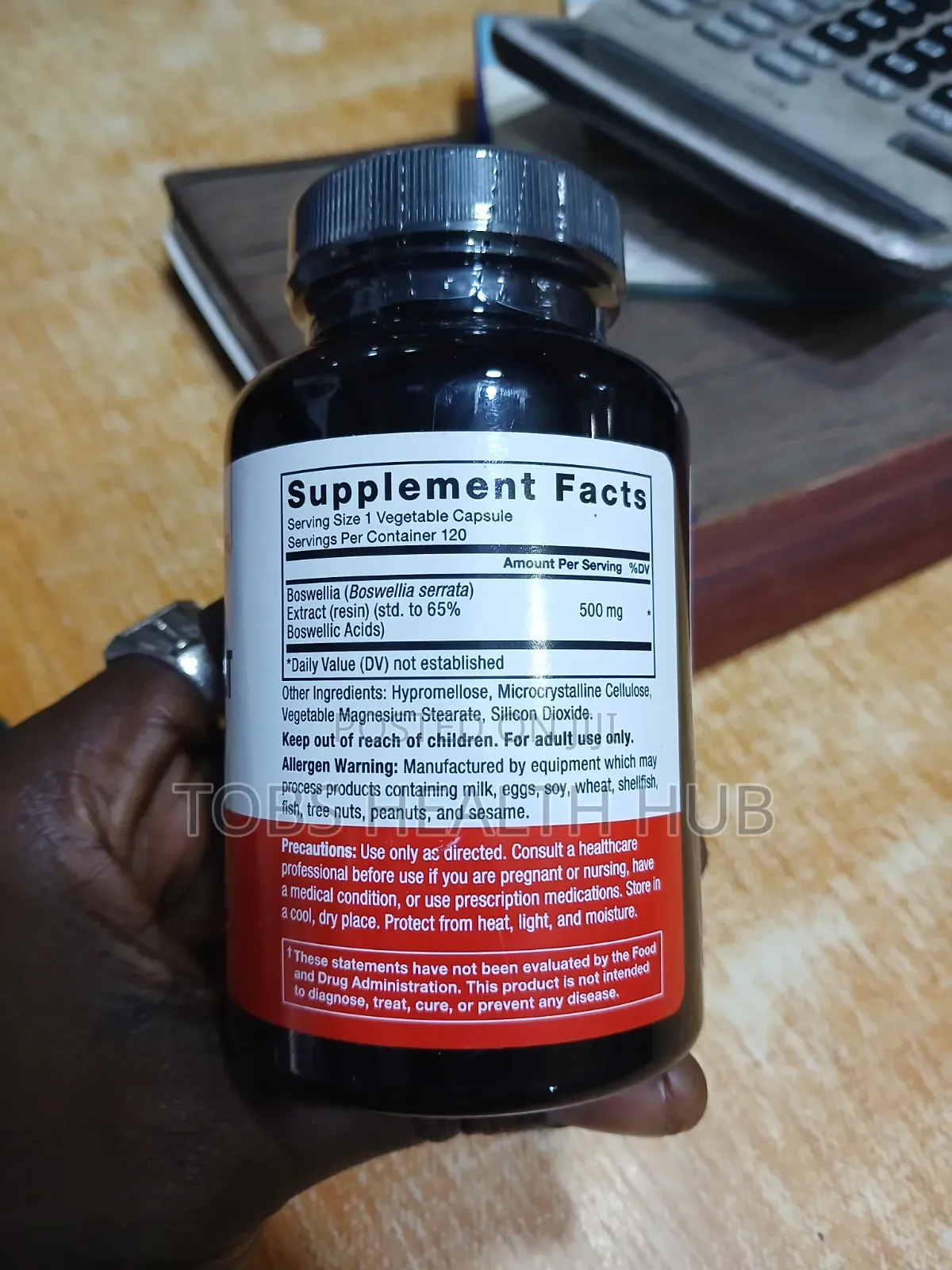 Force Factor Boswellia Extract 500mg – 120 Capsules