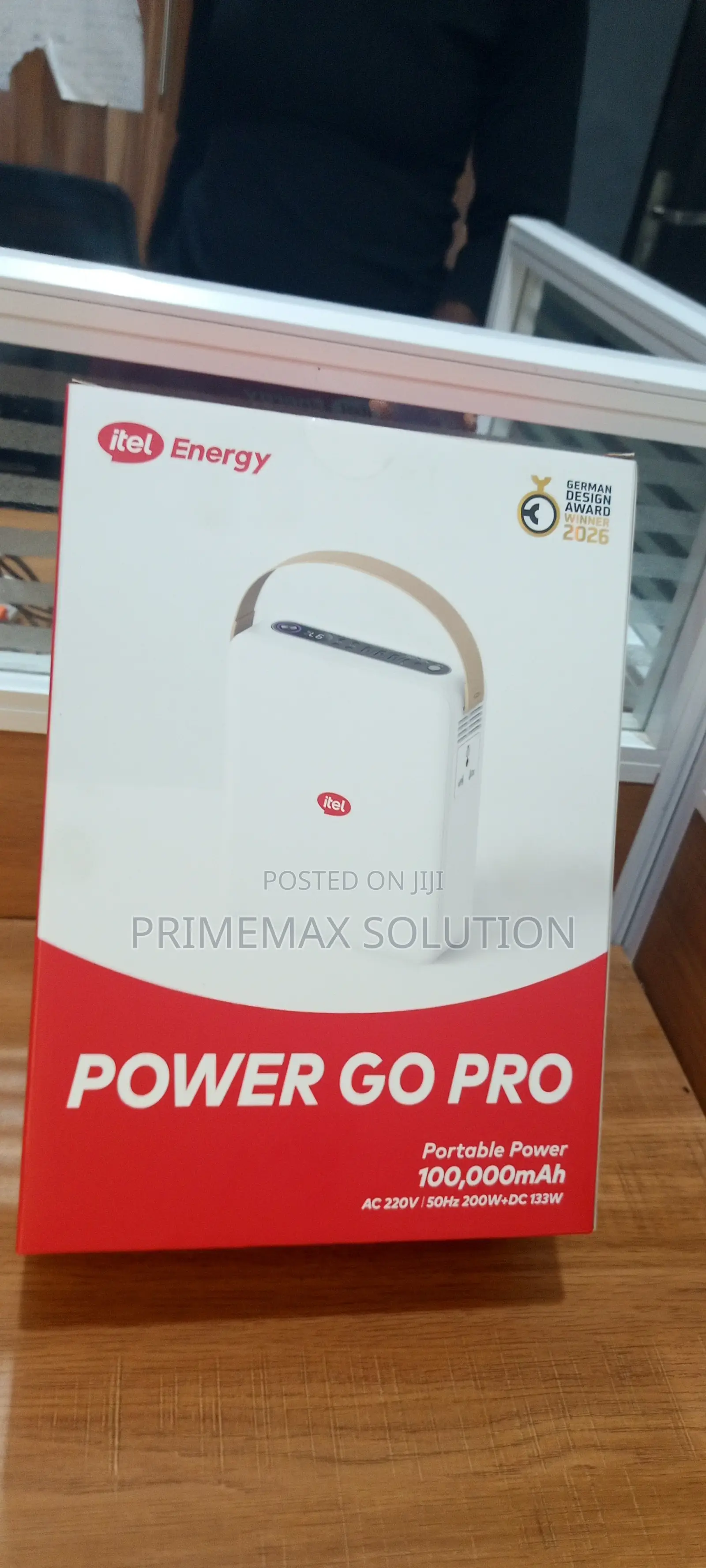 Itel Power Go Pro: 100,000mAh + 200W Pure Sine Wave AC Outlet