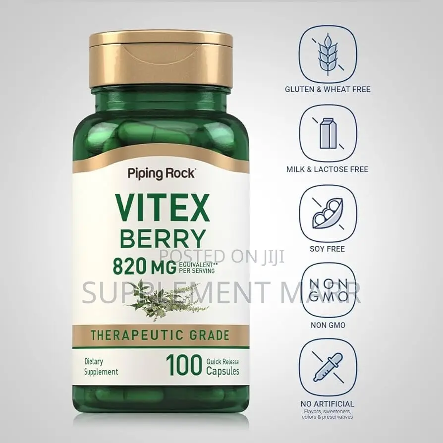 Vitex Chaste Berry 820mg – Womens Healthy Hormone Balance Formula