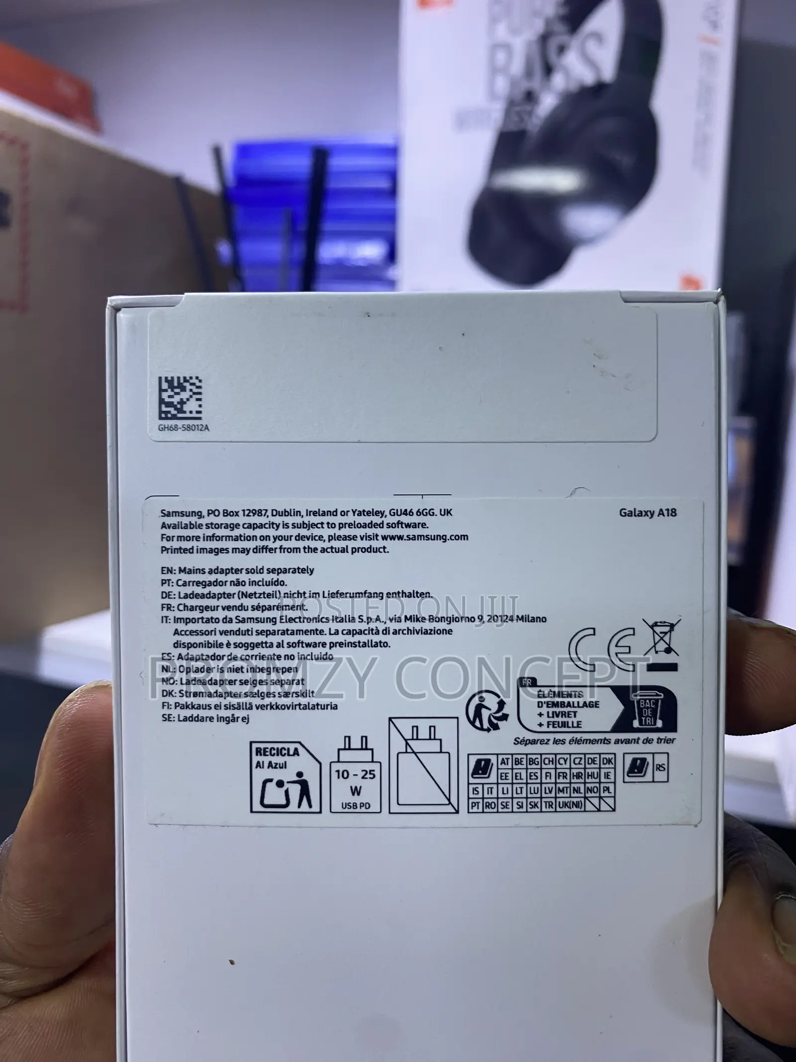 New Samsung Galaxy A18 128 GB Blue