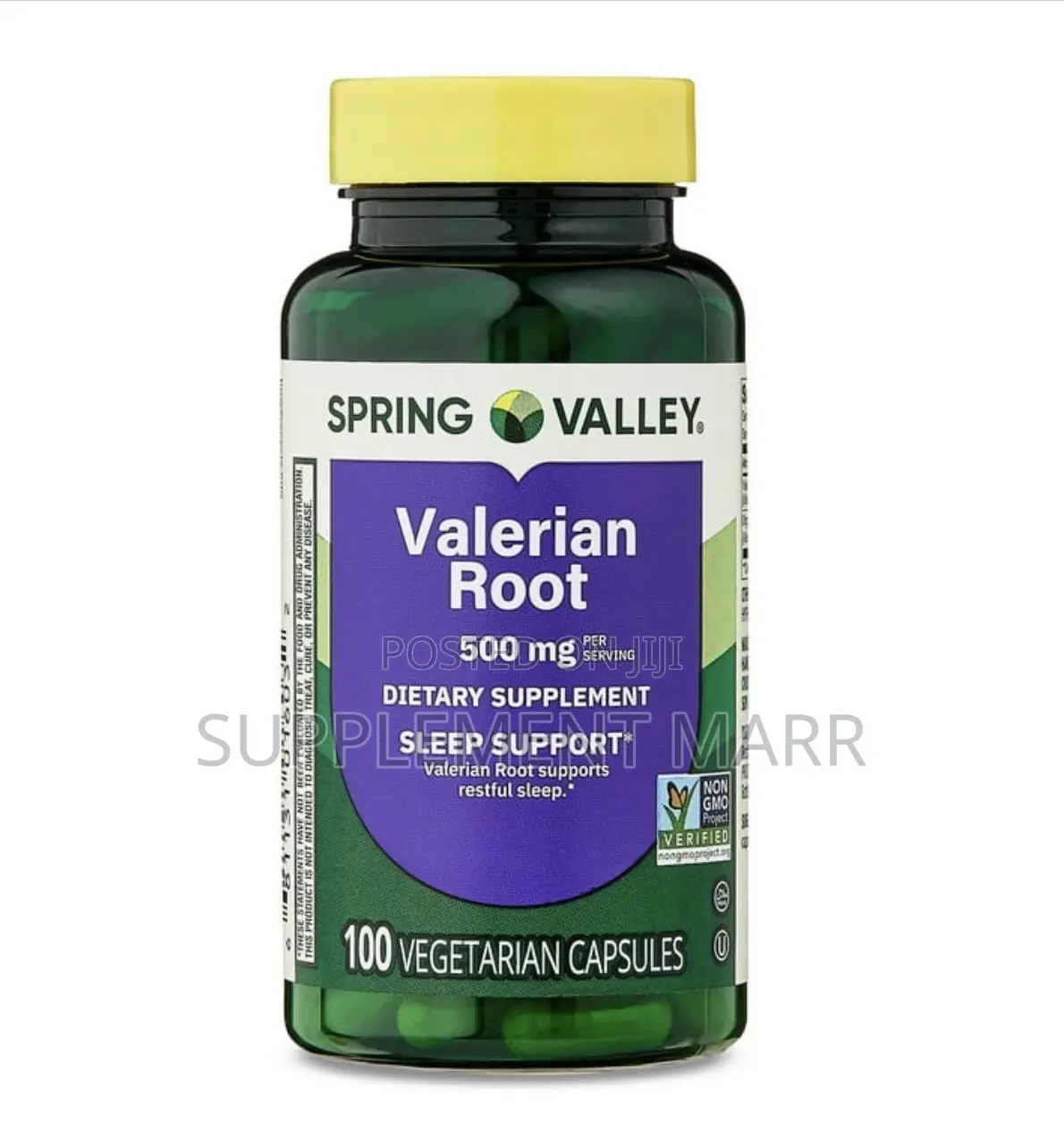 Valerian Root Capsules 500 Mg, Sleep Support, Heart Health, 100 Count