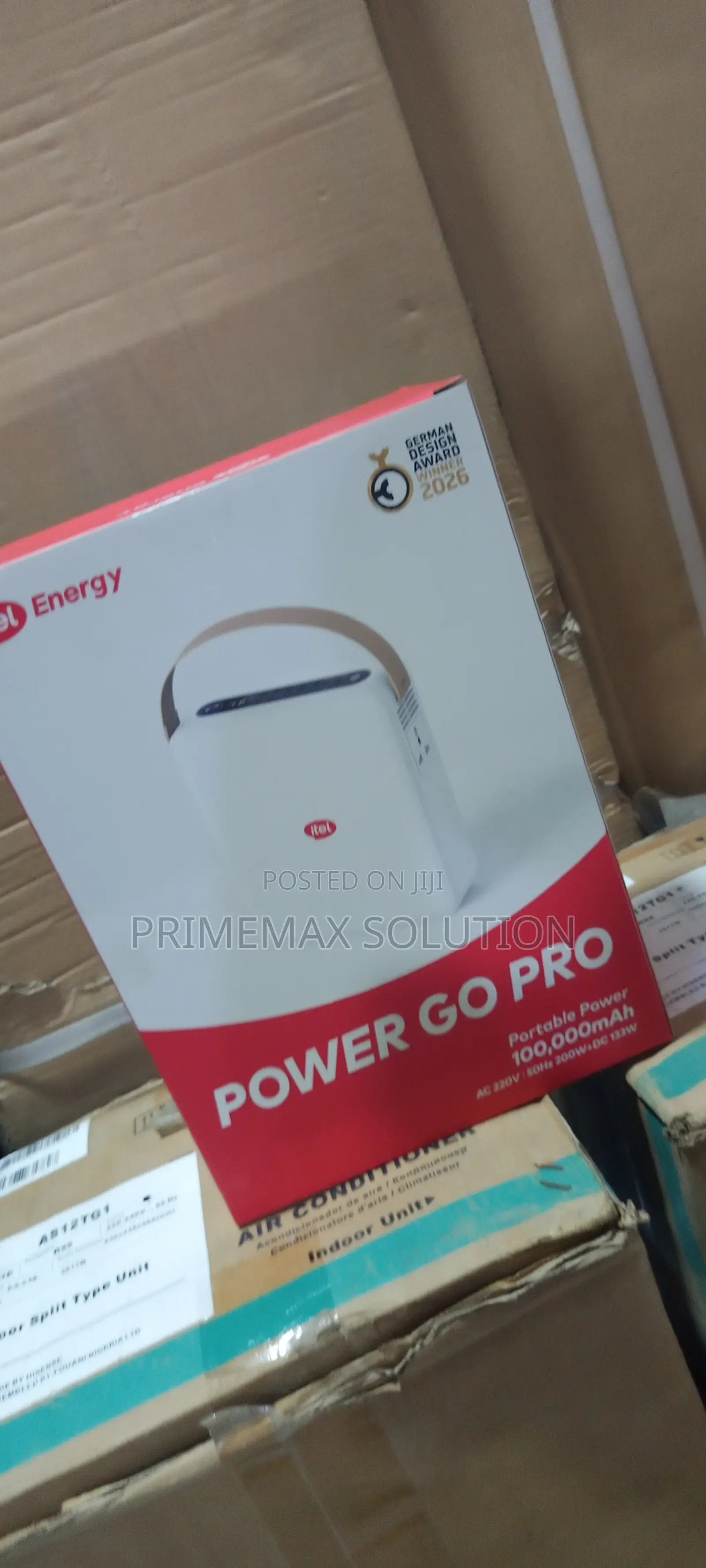 Beat Power Outages With Itel 100,000mAh Power Go Pro AC 220V