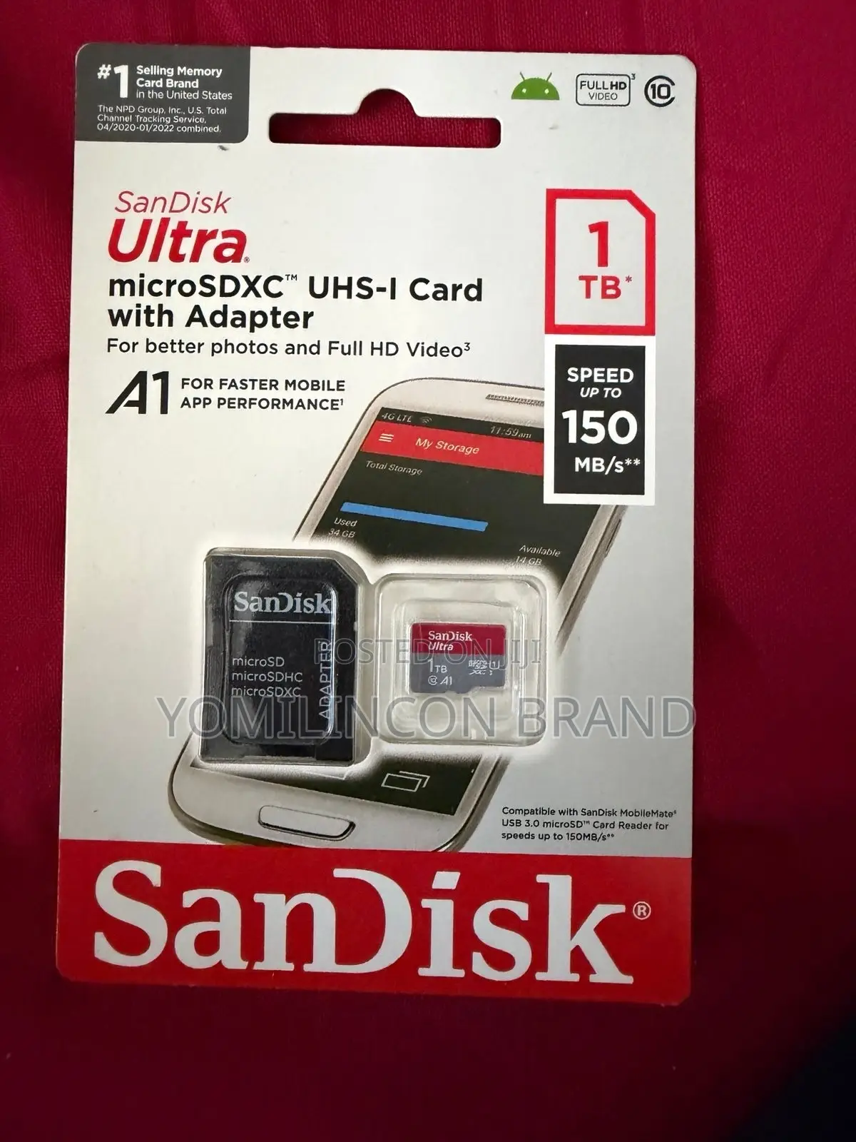 SanDisk Ultra microSD With SD Adapter - 1TB