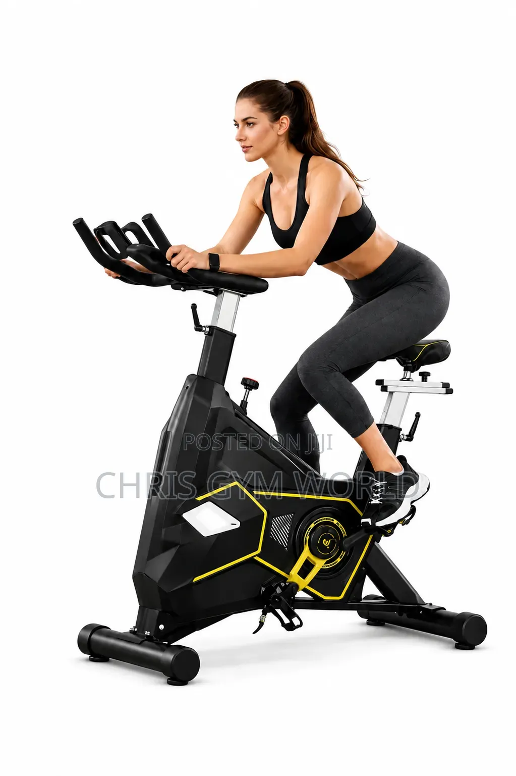 Heavy-Duty Commercial Indoor Spinning Exercise Bike