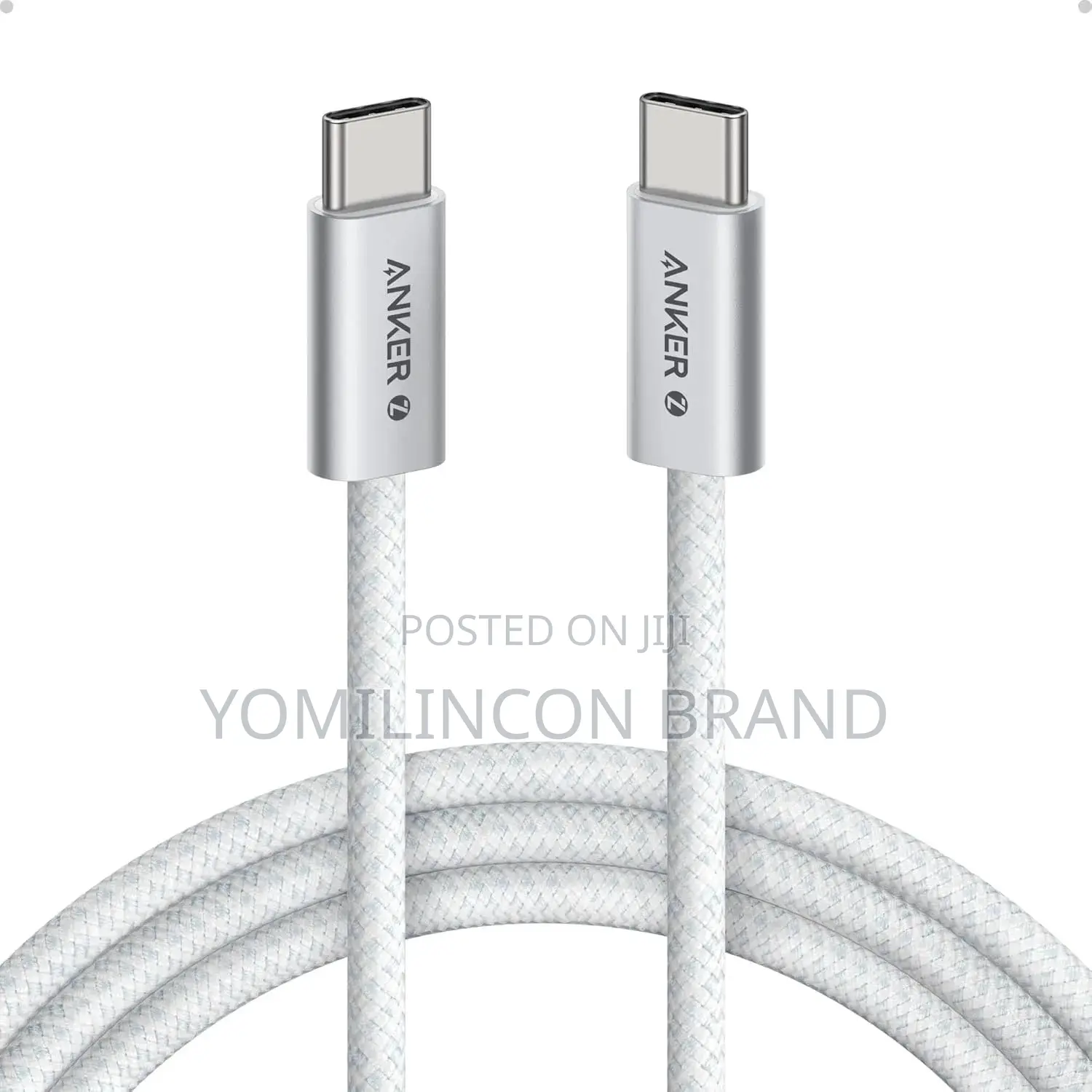 Anker 240W USB C Cable Fast Charging, [1 M] Durable Nylon, White