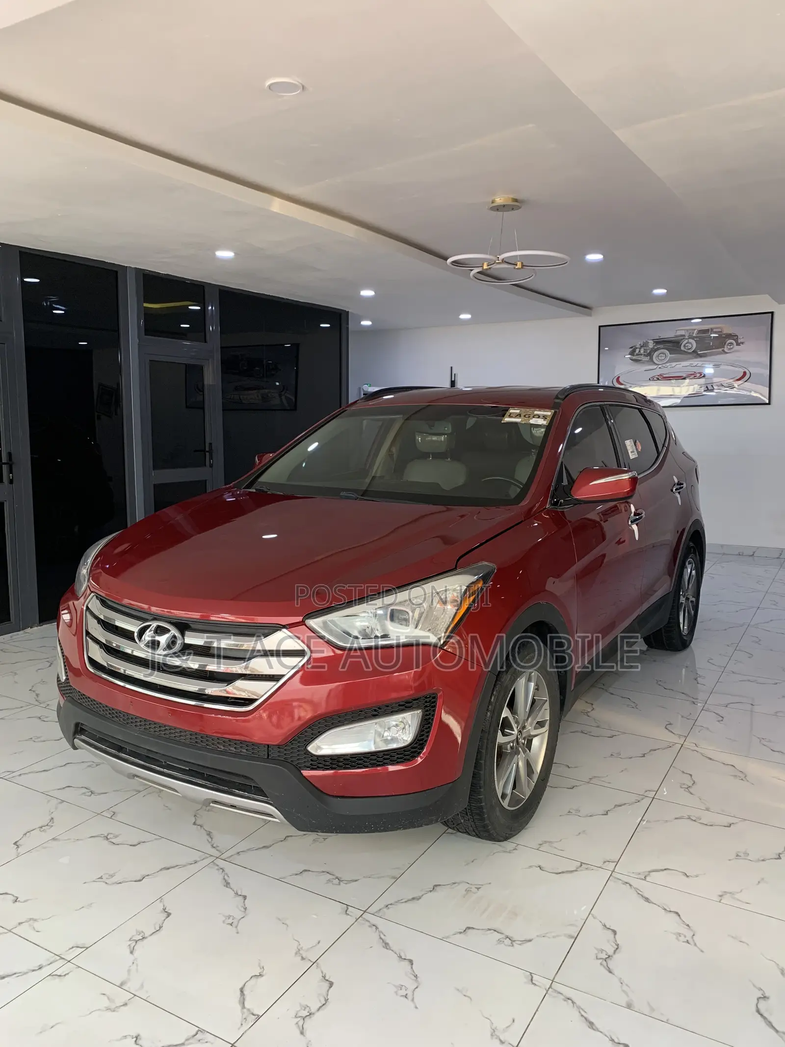 Hyundai Santa Fe 2014 Red