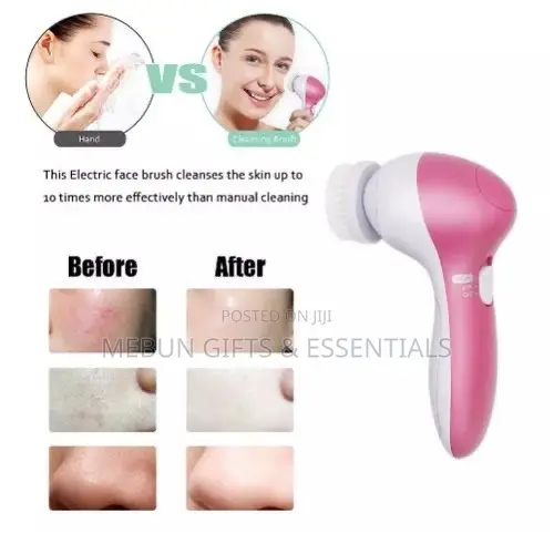 5 in 1 Facial Scrub Cleaner Beauty Care Massager