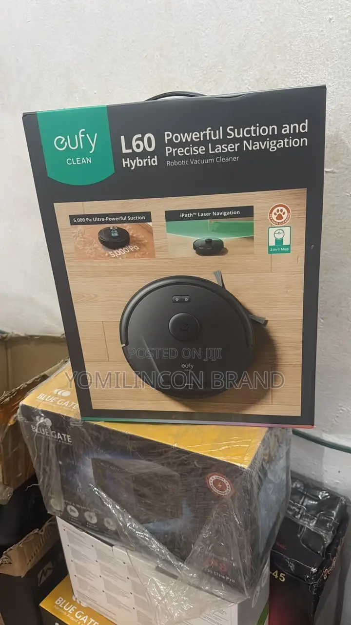Eufy L60 Hybrid Robot Vacuum Cleaner With Mop, Black