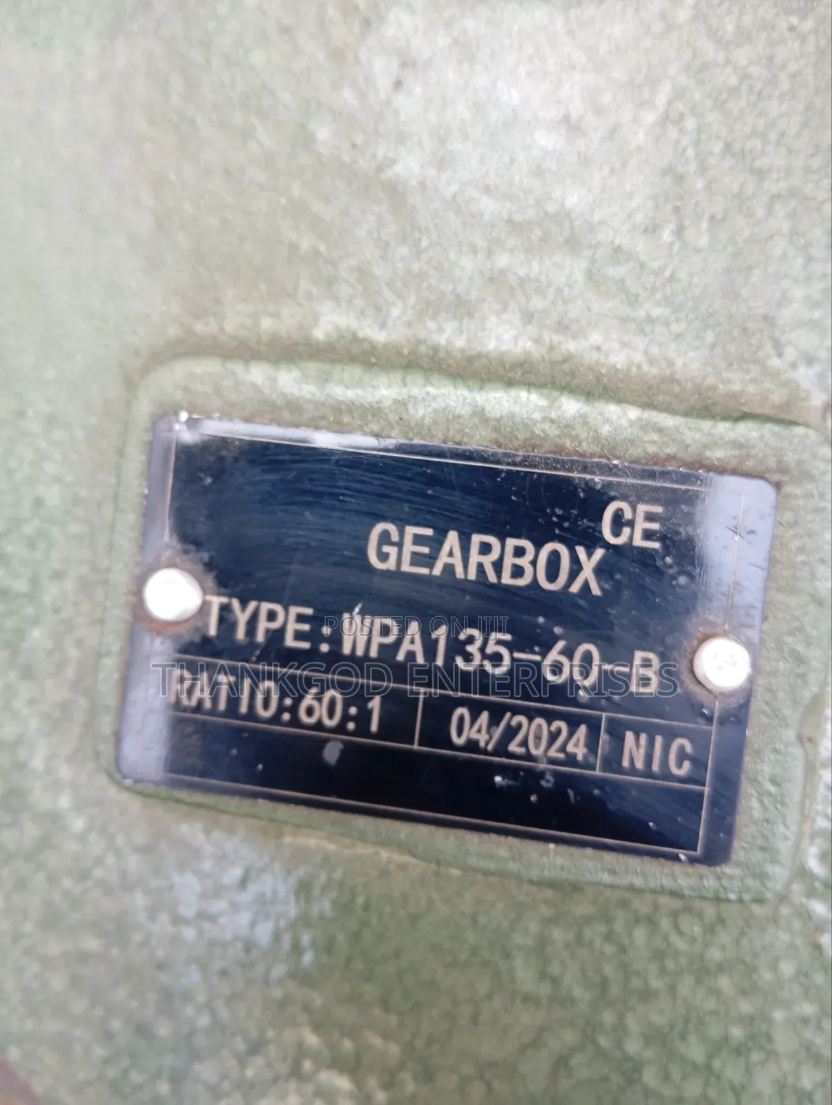 Industrial Gear Motor Size 135