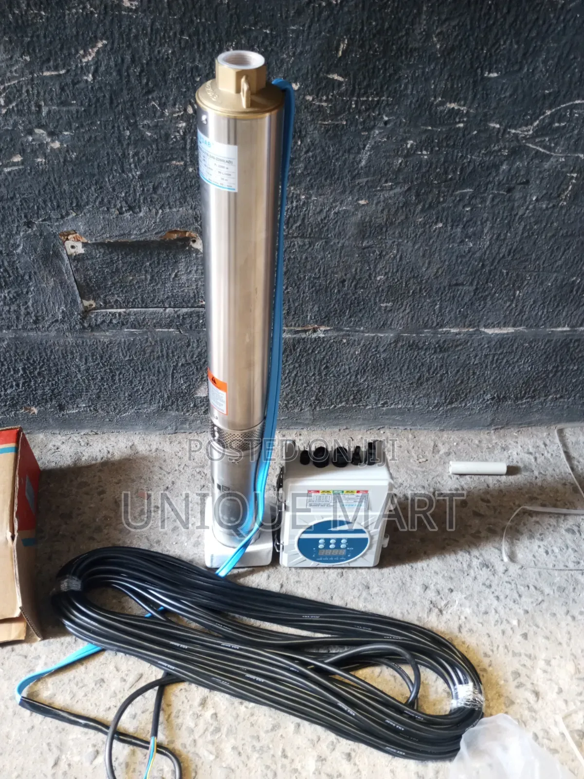 3Hp Solar Hybrid AC/DC Submersible Pump. 100% Copper Coil