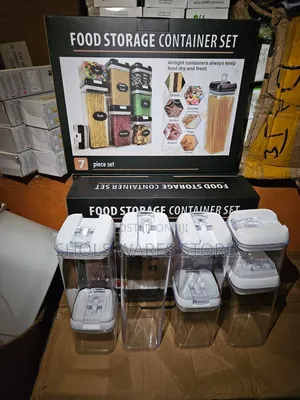 7pcs Airtight Food Storage Container Set - Kitchen Organizer