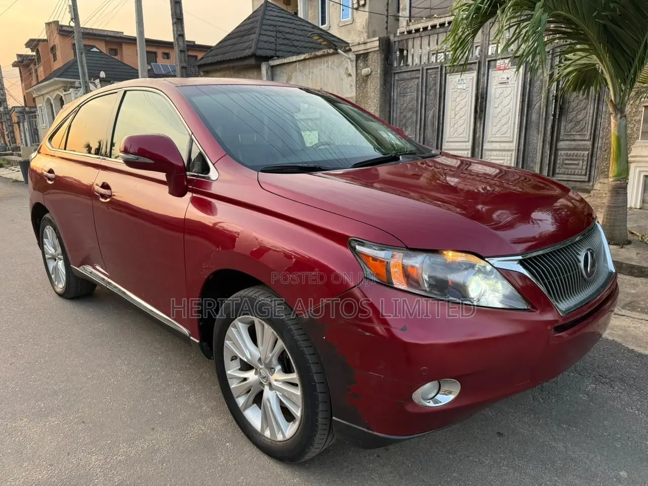 Lexus RX 450h 2010 Burgundy