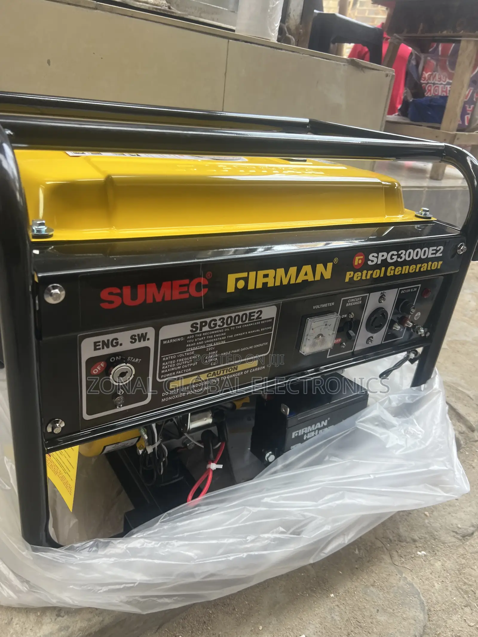 Sumec Firman Spg3000 Key Start 4.5kva 100% Copper Coil