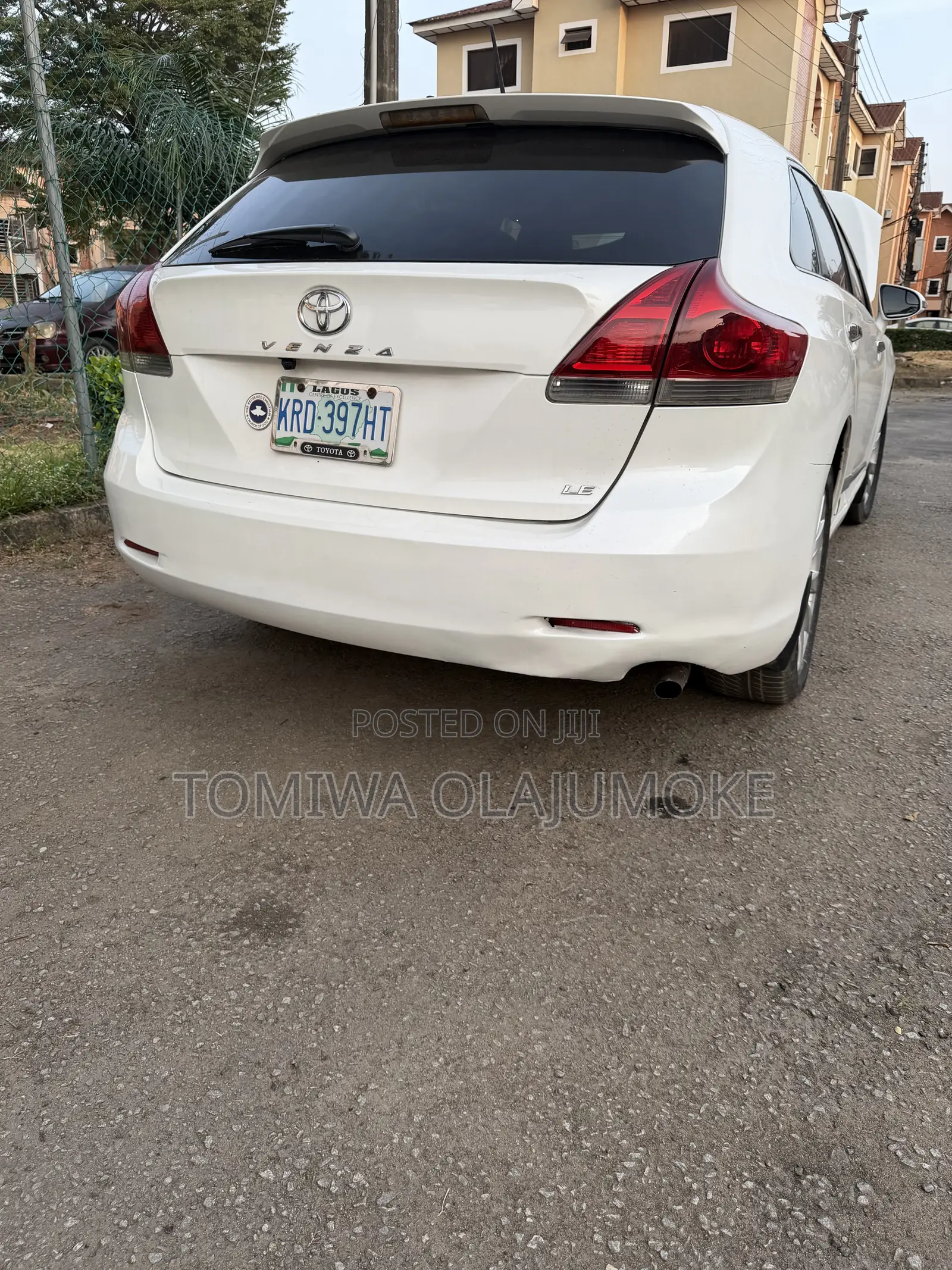Toyota Venza LE 4dr Wagon (2.7L 4cyl 6A) 2015 White