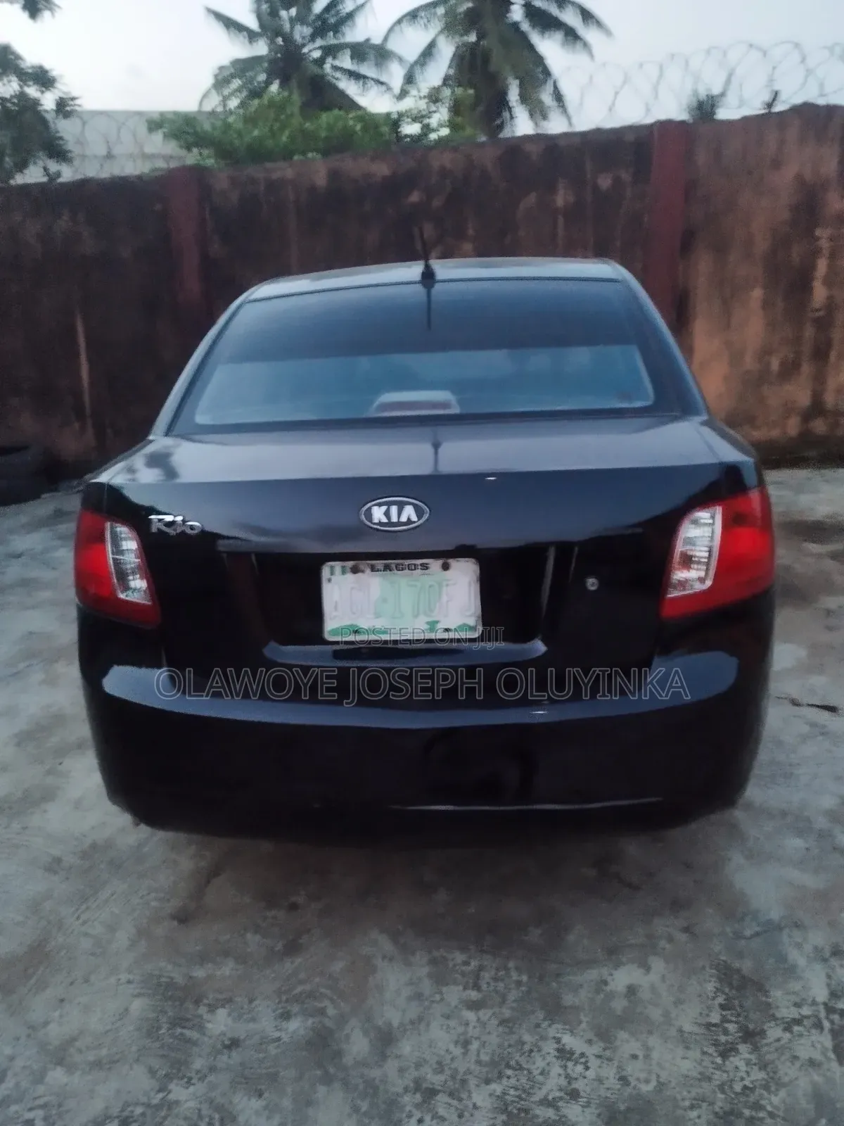 Kia Rio LX 4dr Sedan (1.6L 4cyl 6A) 2012 Black