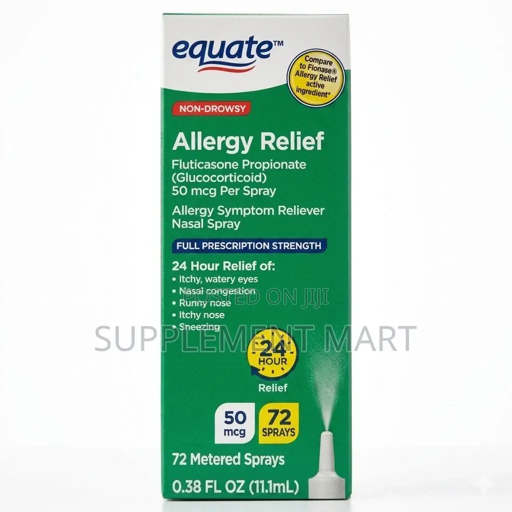 Fluticasone Propionate Nasal Allergy Relief Spray, 50 McG, 72 Sprays