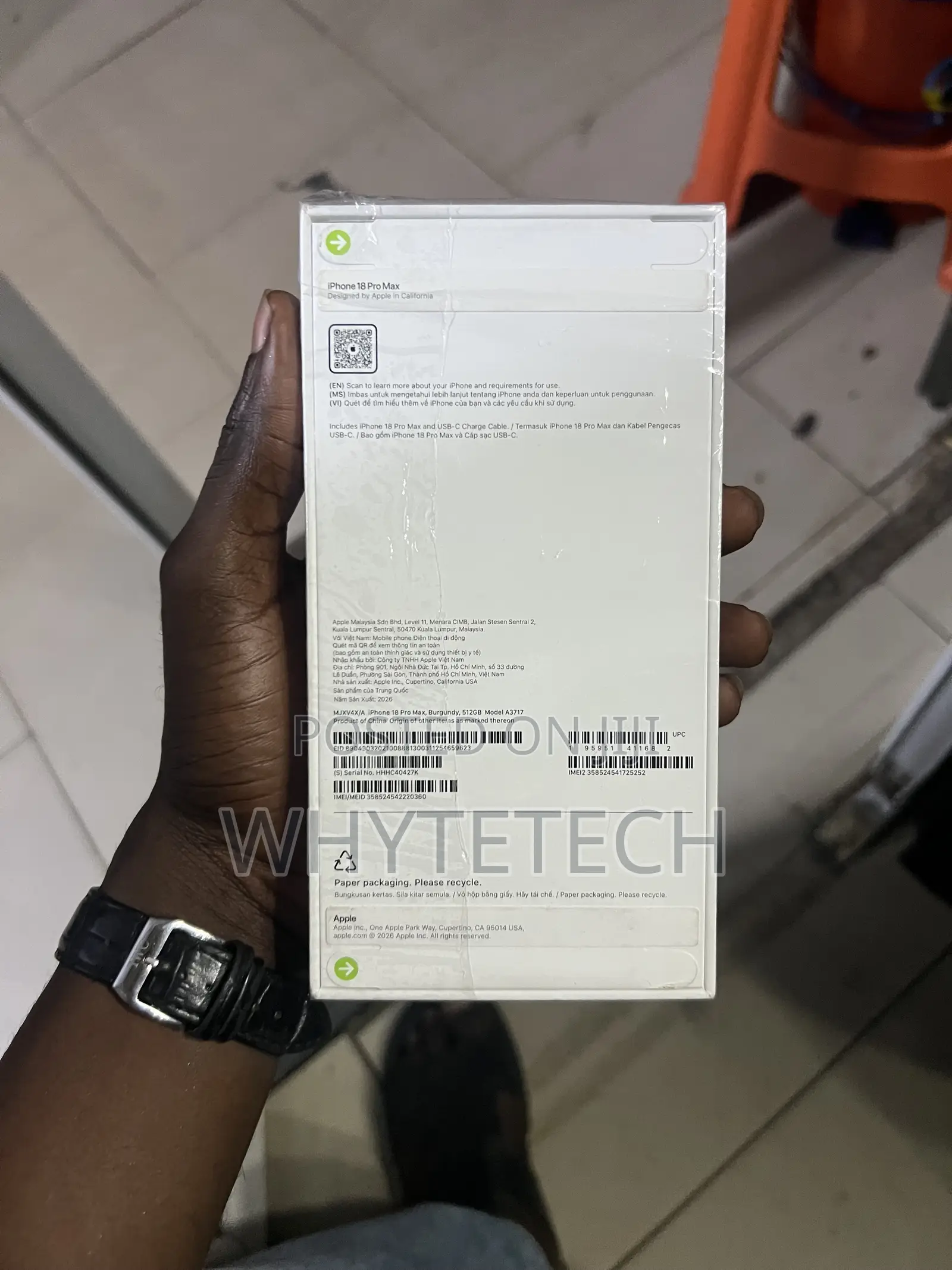 New Apple iPhone 18 Pro Max 512 GB Bronze
