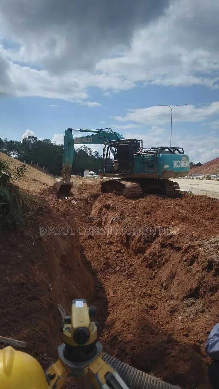 Deep Concrete Pile Construction