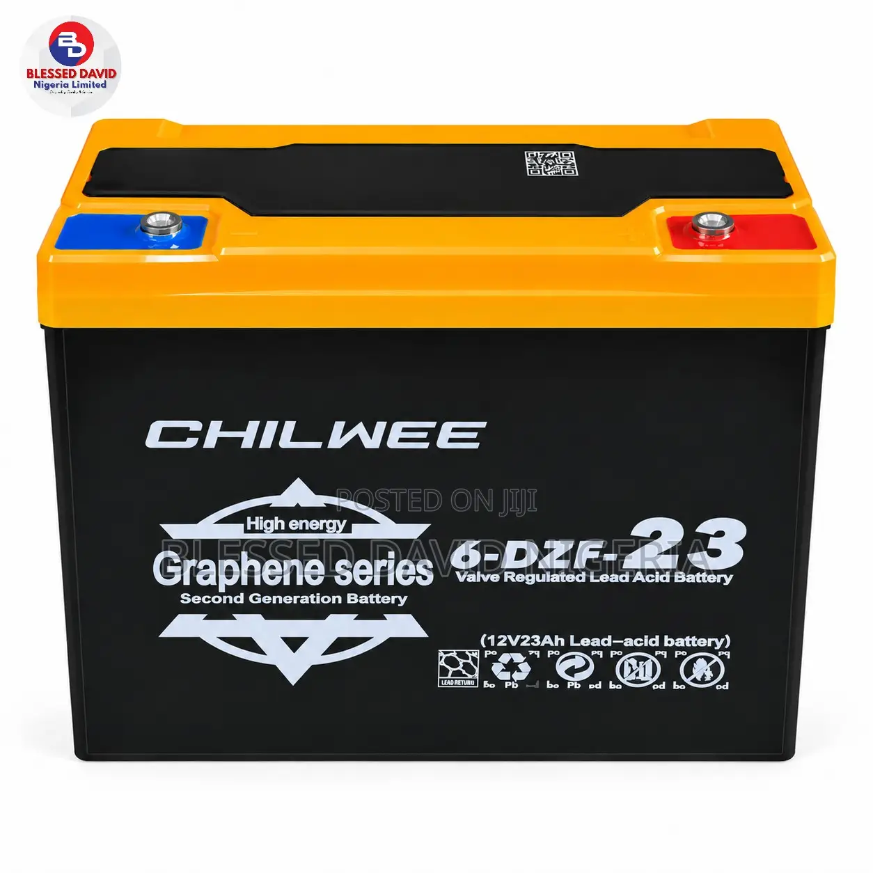 CHILWEE 12V 23Ah Power Bike / Electric Scooter-Trike Battery