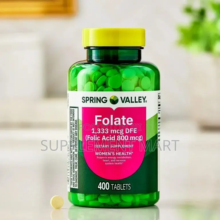Folate 1,333 MCG DFE, Folic Acid 800 McG, 400 Tablets