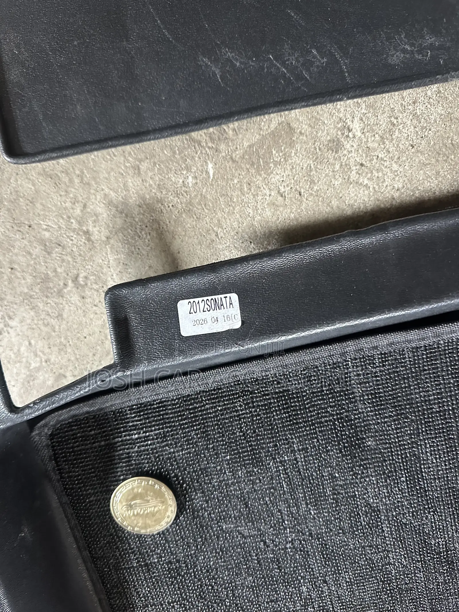 Hyundai Sonata 2012 Custom 7d Double Layer TPU Floor Mats