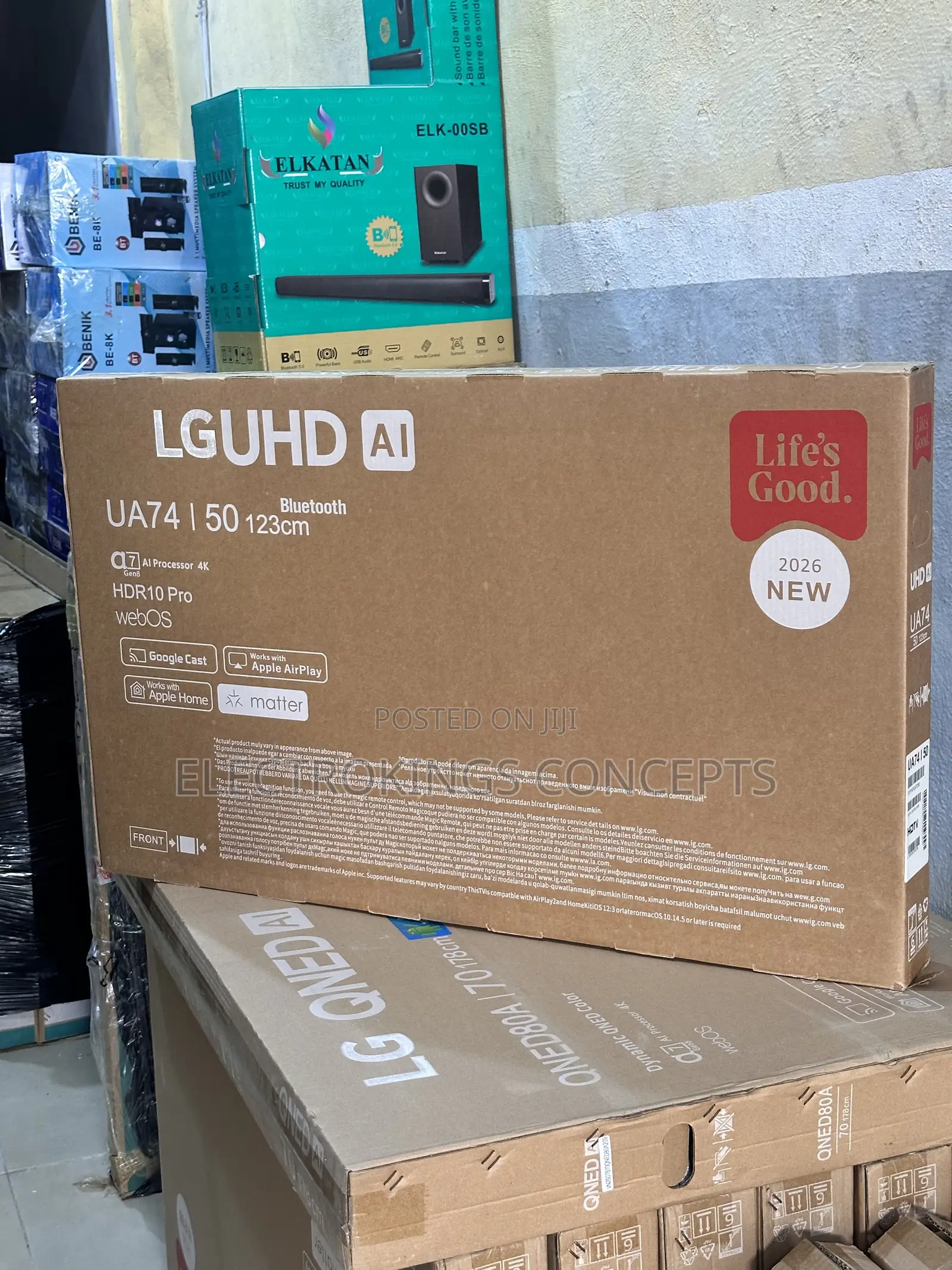 2026 LG 50Inch Android TV With Netflix and Youtube